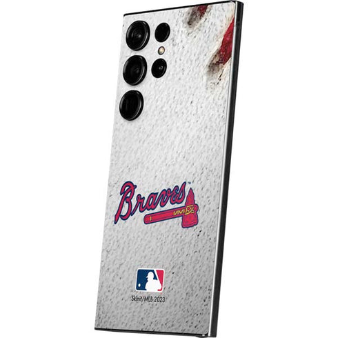 MLB Atlanta Braves Game Ball Galaxy S25 Ultra Skin